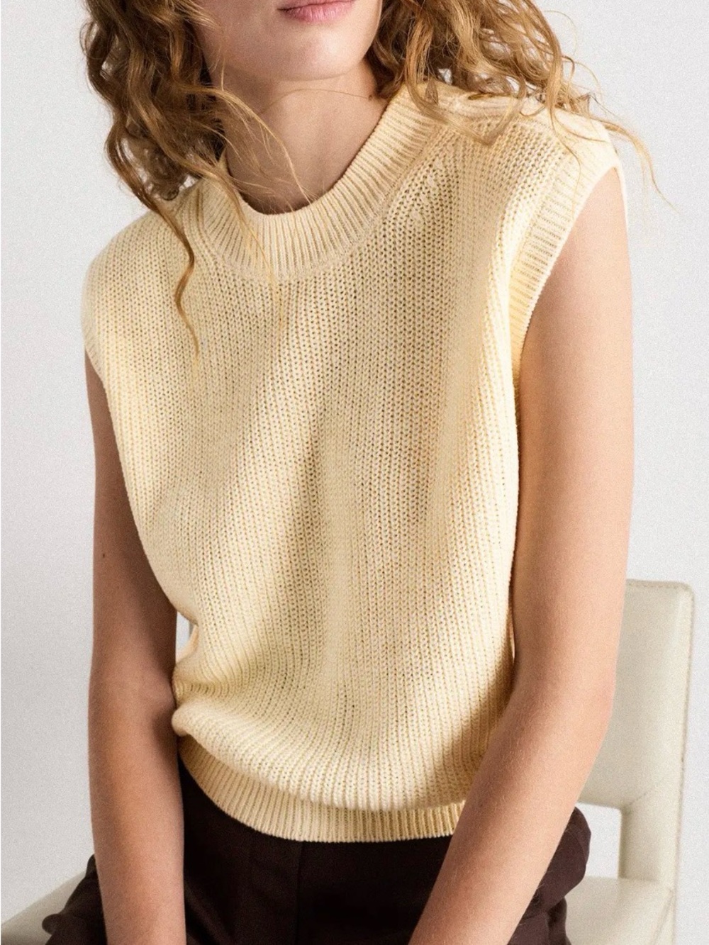 Quince Cotton Linen Sweater Tank